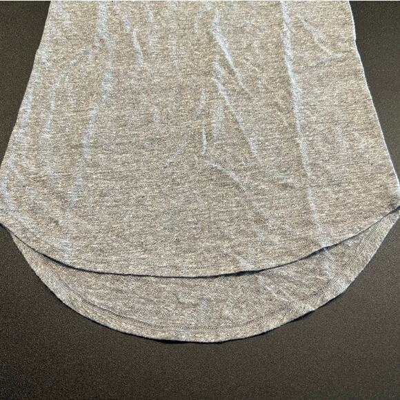 NWT Chaser Girls Ruffle Sleeve Tunic Tee/Tank, Light Gray, Girls Size 6 - Picture 4 of 5